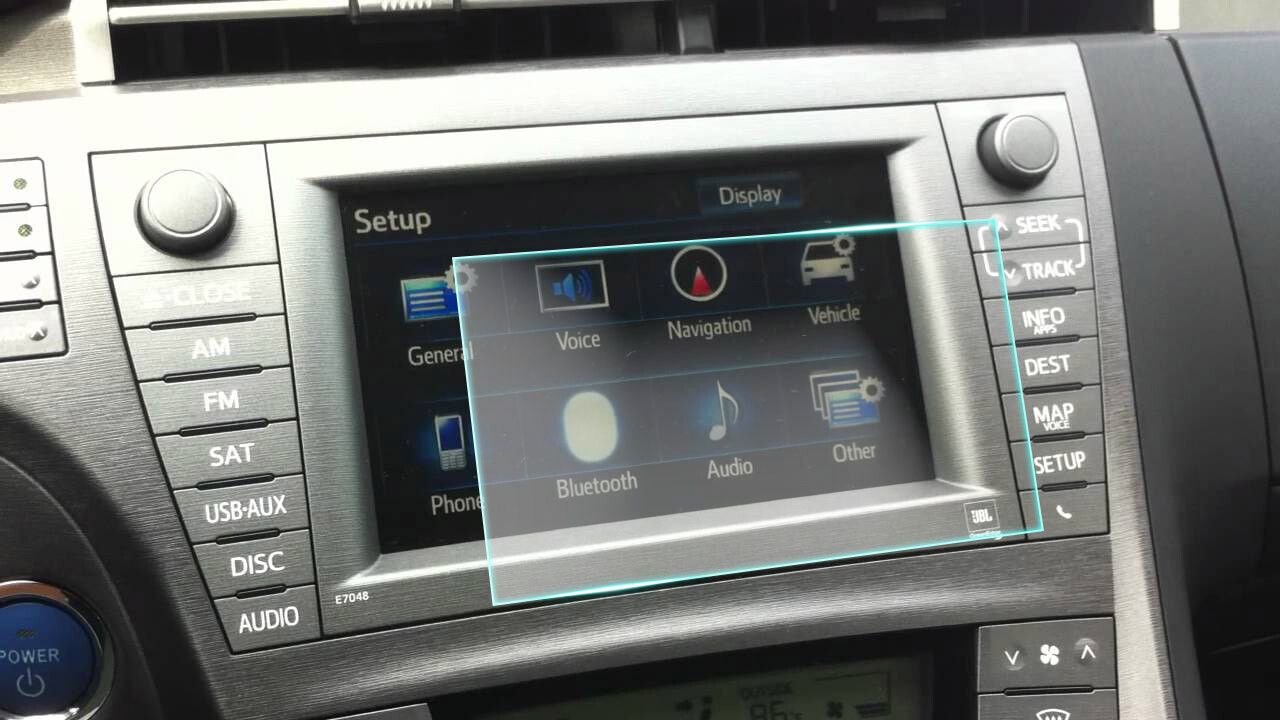 Crystal Clear Screen Protector for 2012 Toyota Prius 7.0" Vehicle Navigation