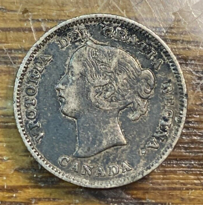 1901 Canada 5 Cents Super Original XF KM-2 CHRC