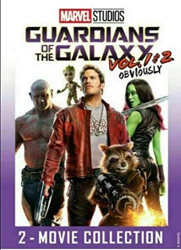 Guardians of the Galaxy Vol. 1 & 2 Obviously DVD [2 - Movie Collection] - NEW