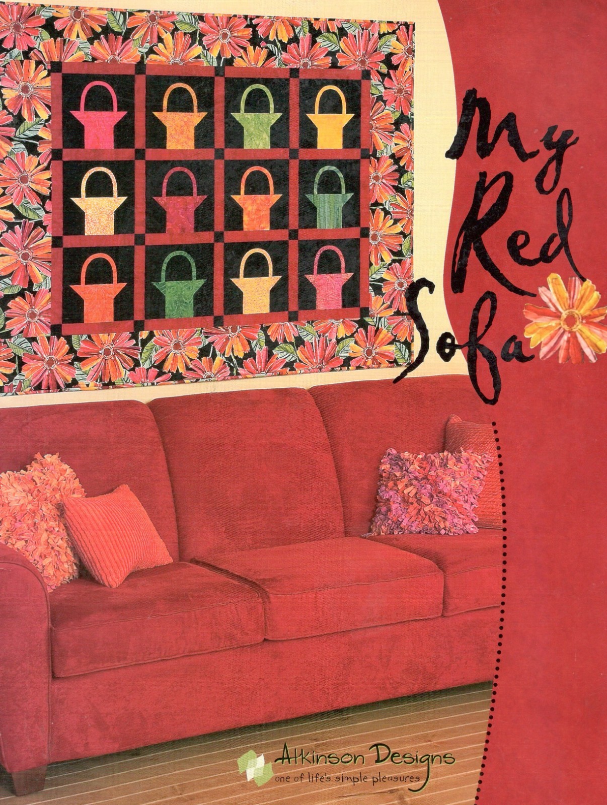 My Red Sofa Quilt Booklet by Atkinson Designs Fat Quarter Projects