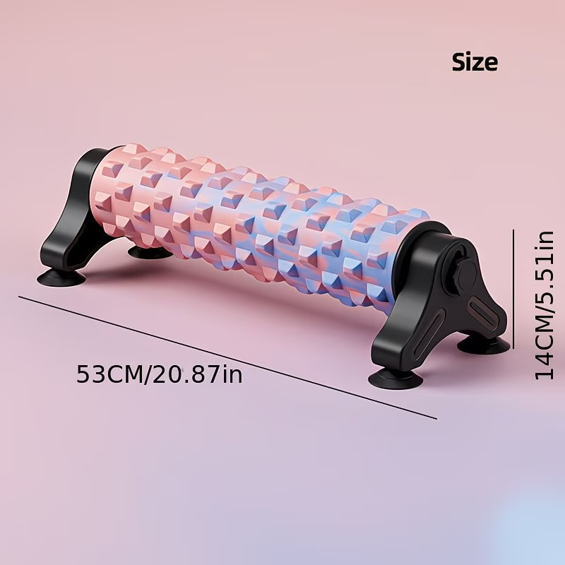 Foam Roller with Stand for Yoga Pillar, Fitness Roller for Muscle and Fascia Rel
