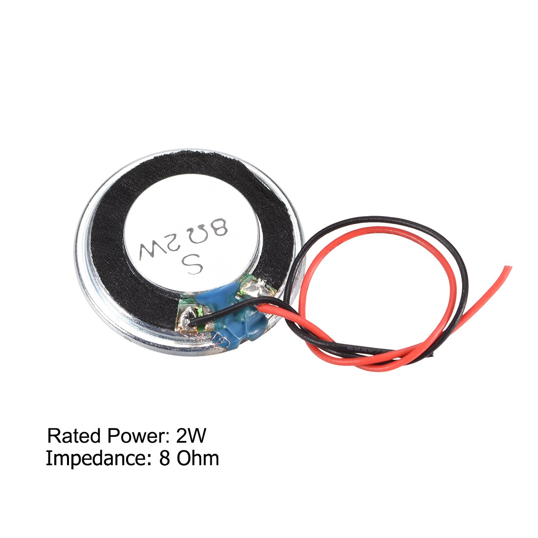 2W 8Ohm Micro Indoor Speaker Magnet Speaker 28mm Cable Diameter 2pcs