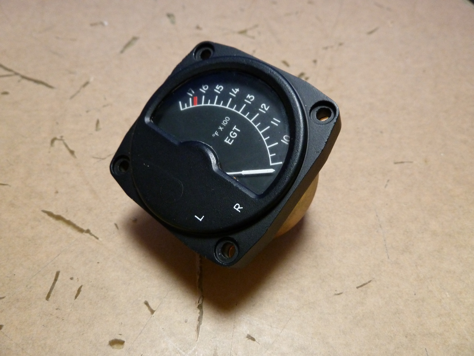 EGT AVIATION GAUGE INDICATOR  MODEL 1831 RANGE 39.67 MV S-99156 [#15-Y]