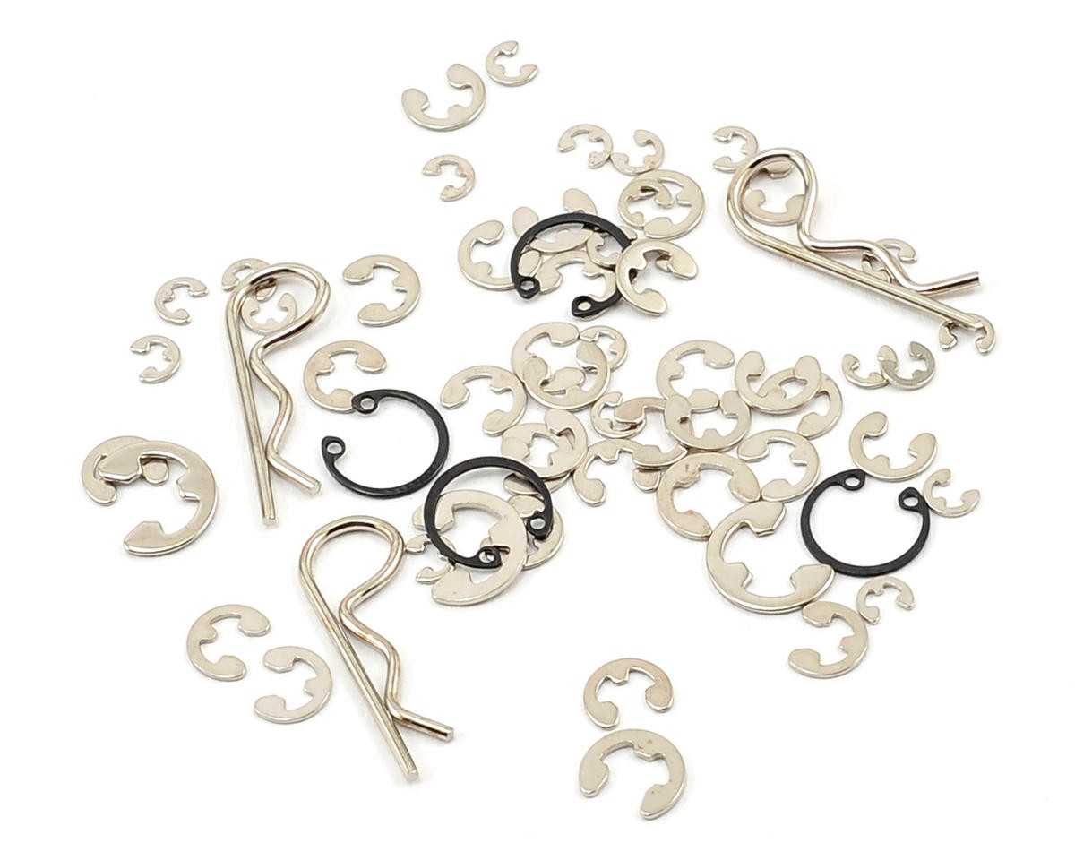 Traxxas E-clips/C-rings/Body Clips [TRA1633]