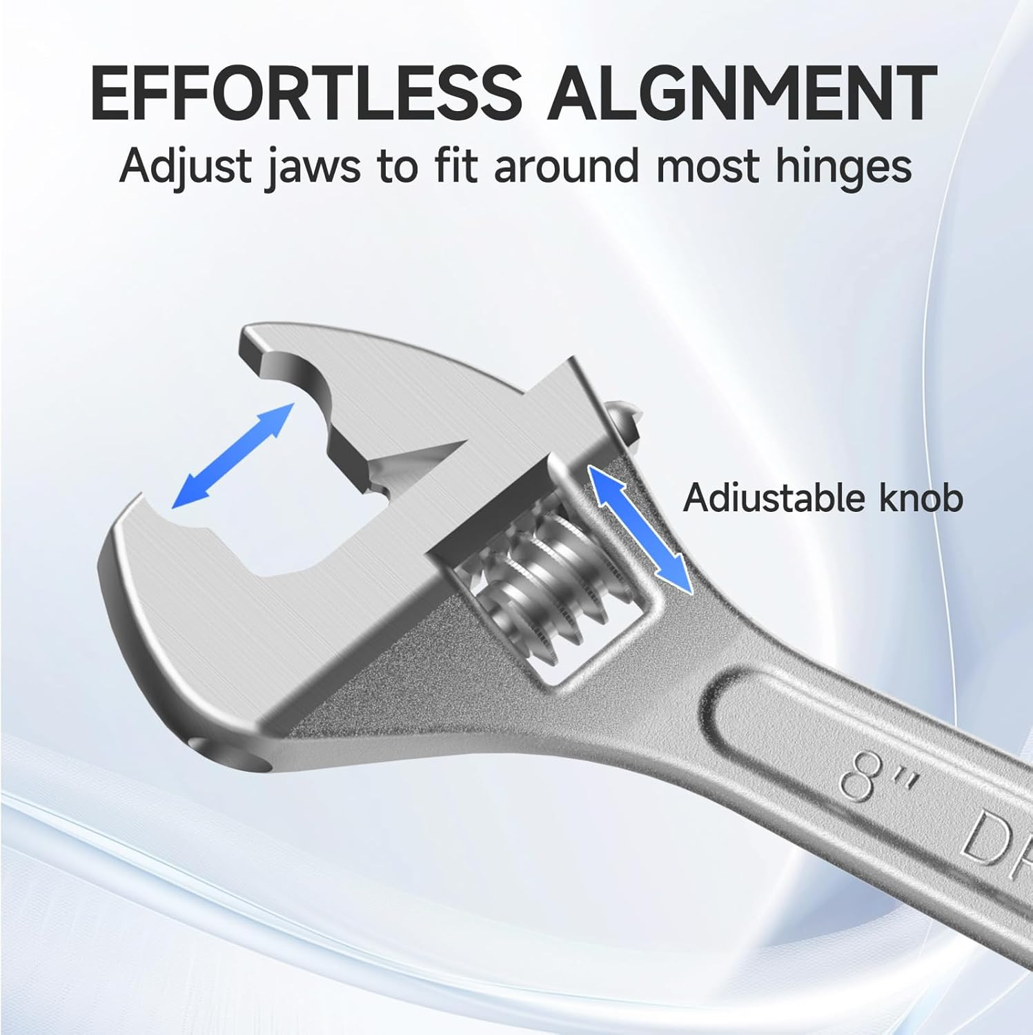 Knuckle Bender Adjustable Door Hinge Tool with Built-In Hinge Pin Remover, Heavy