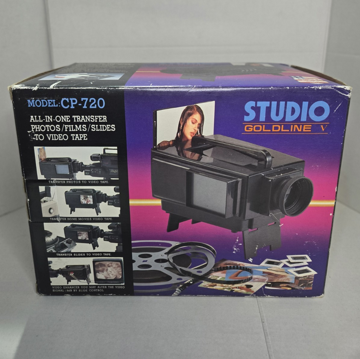 Studio Goldline V CP-720 Photo Film Slide Transfer System Open Box Complete