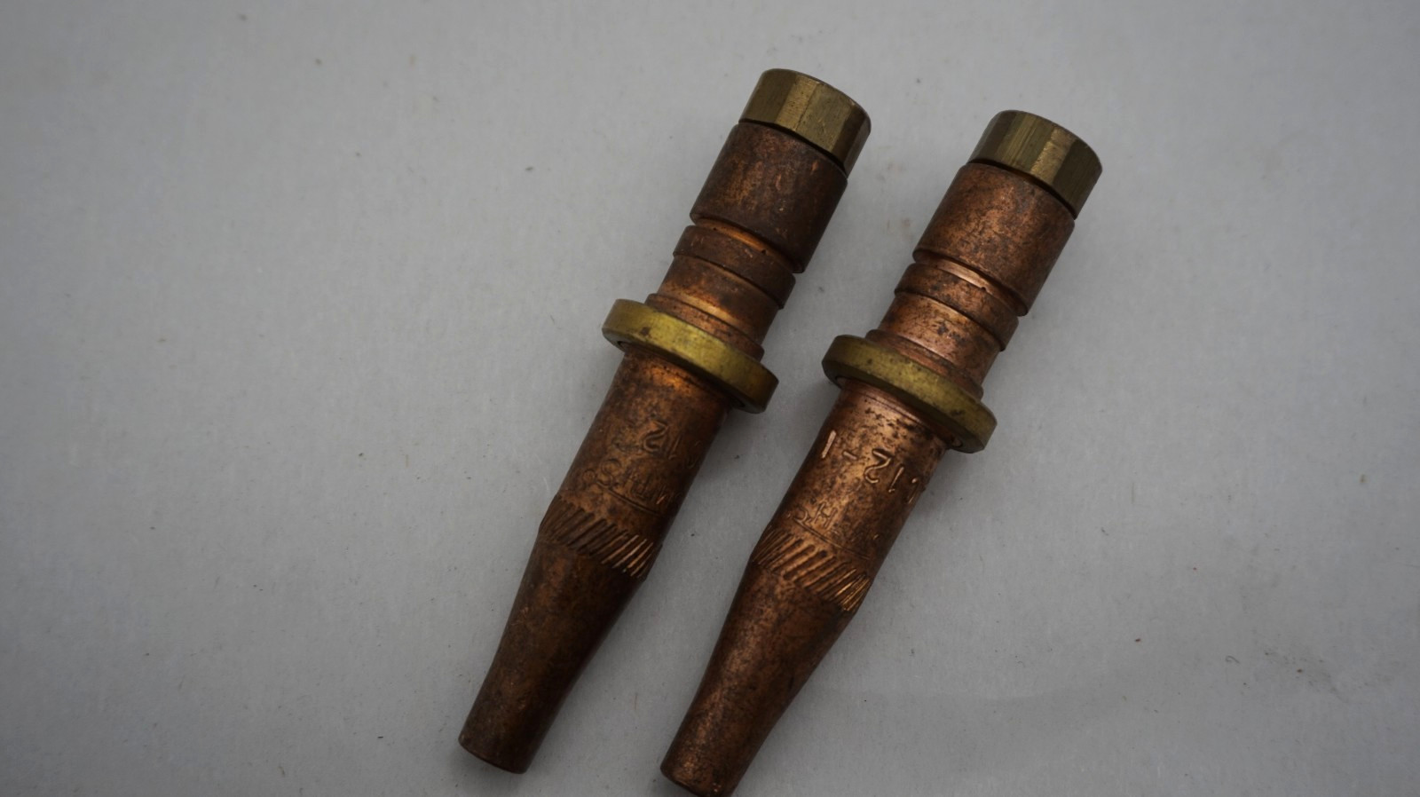 Lot of (2) SMITH SC12-1 cutting torch tips Very good free ship USA OEM tips