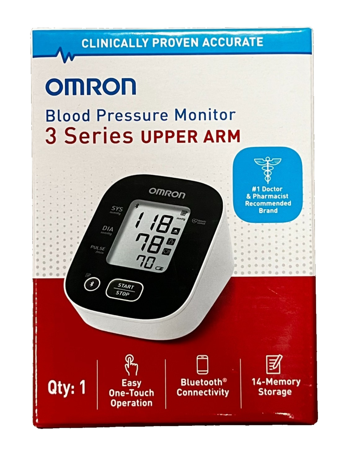 Omron 3 Series Blood Pressure Monitor BP7150 Upper Arm Automatic Digital