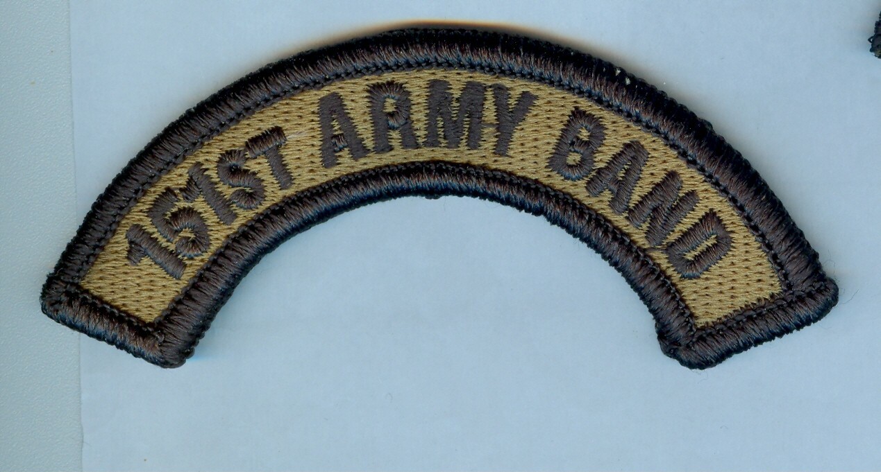 151st ARMY BAND (AL ARNG) SHOULDER TAB - MULTICAM / OCP .... X