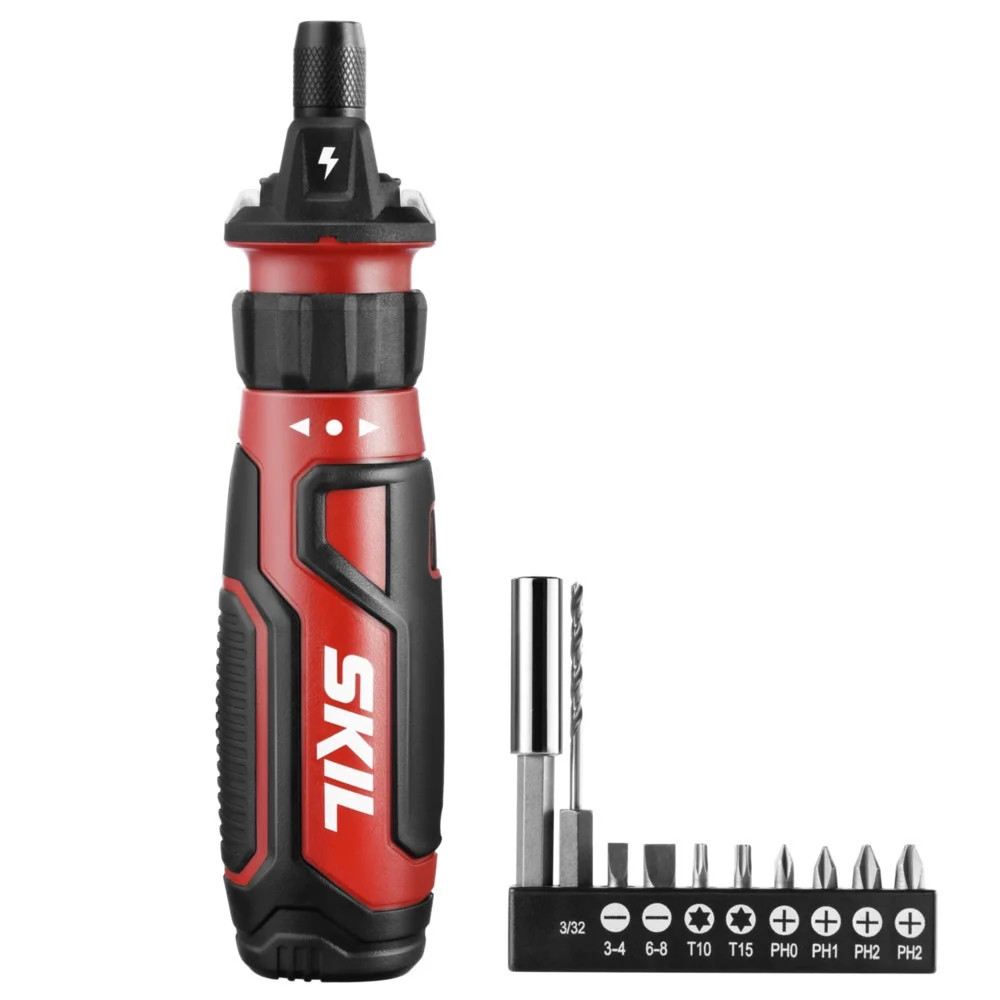 SKIL SD561201 4V Rechargeable Screwdriver with Circuit Sensor Technology