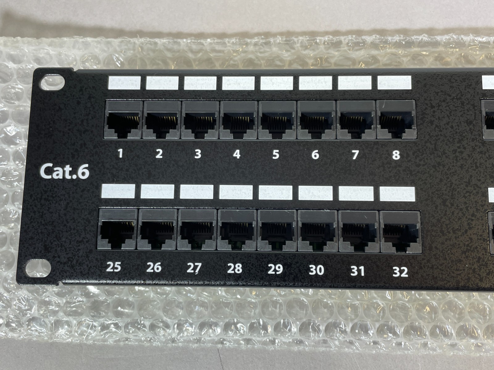 48 Port Cat6 Keystone Rack Mounted Patch Panel