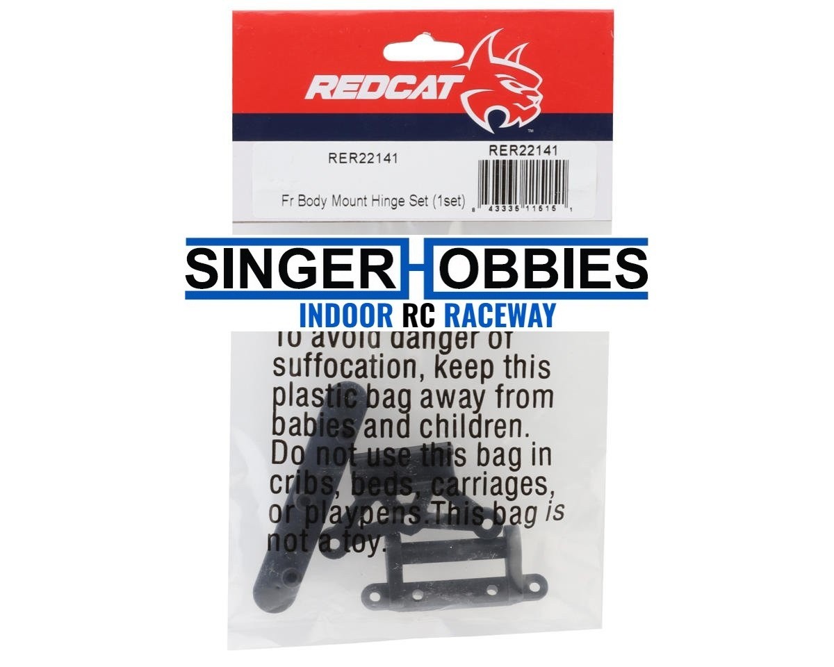 REDCAT RER22141 Ascent 1/10 Front Body Mount Hinge Set