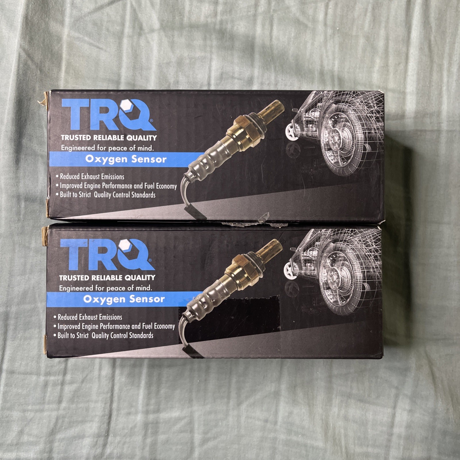 TRQ OSA61299 O2 Oxygen Sensor 4-Wire Upstream/Downstream Sealed 2 pack
