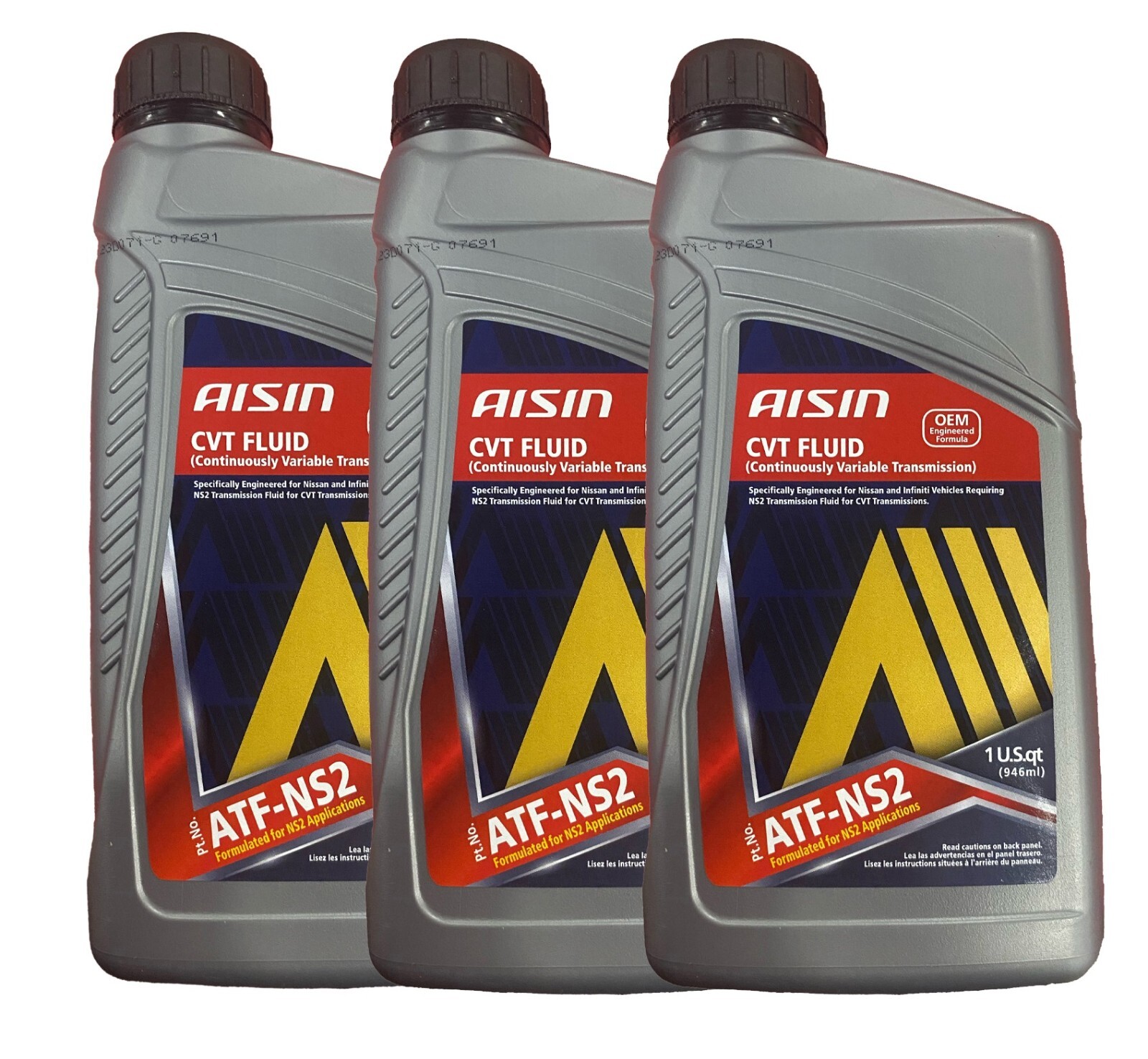 Aisin 3 Quarts Auto Trans Fluid For Nissan Chevrolet Dodge Jeep Saturn 3 x 1qt
