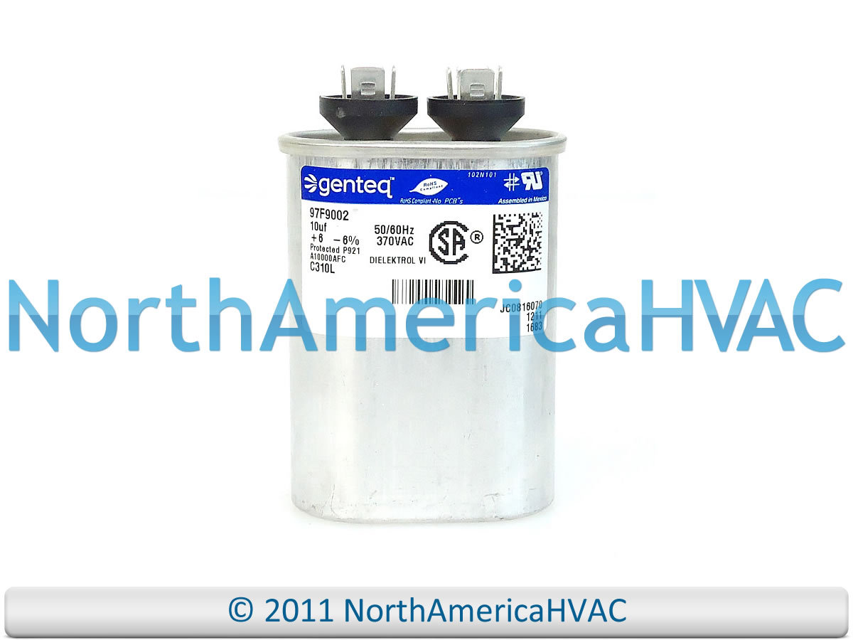 Capcom Capacitor 10 uf MFD 370 Volt Fits GE Genteq Z97F9002 97F9002 97F9002BX