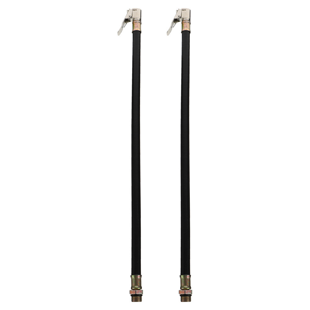 2Pcs Inflation Replacement Hose Tire Compressor Inflator Car Extension Tube