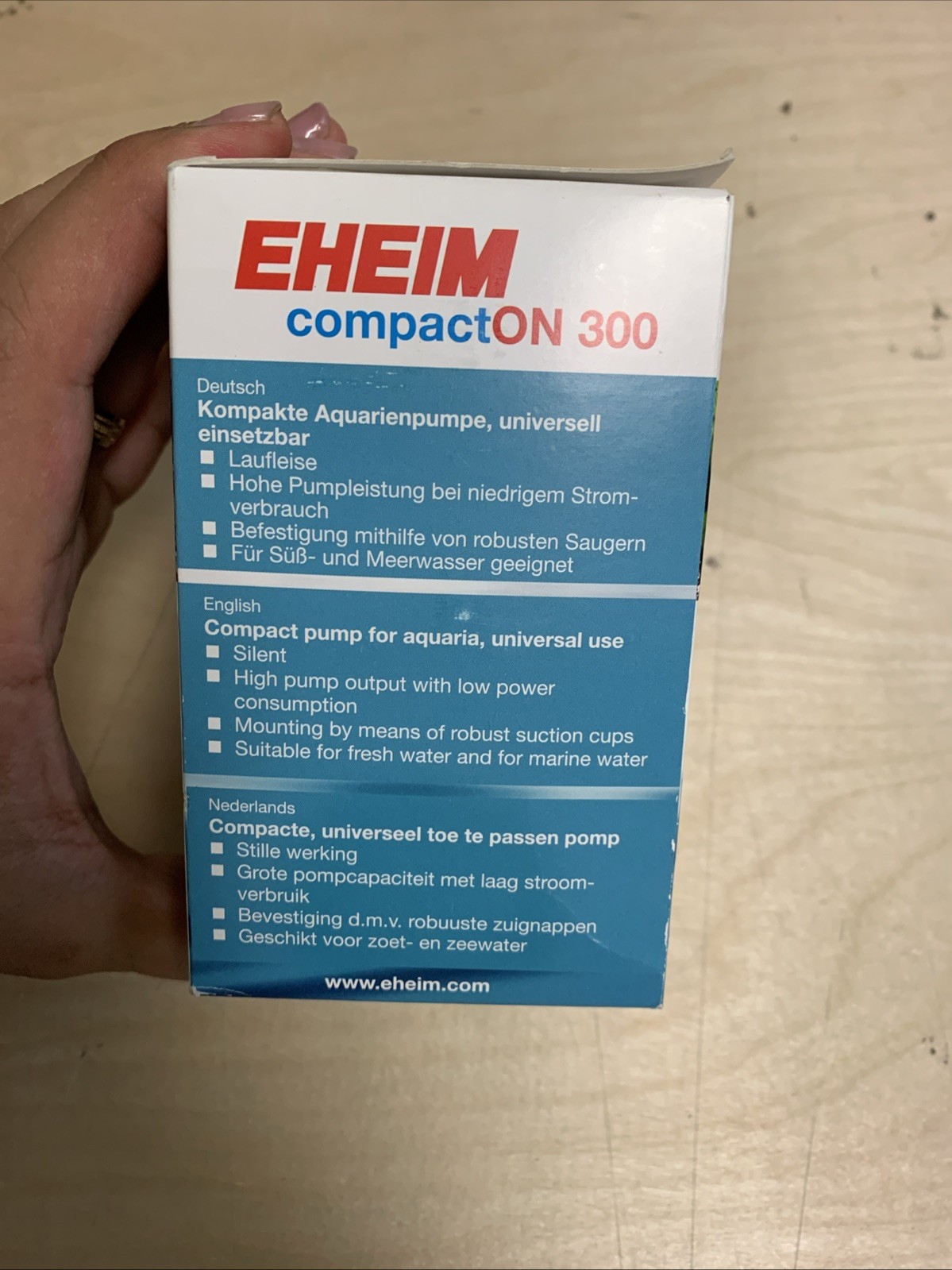 EHEIM compactON 300 (79 GPH) Aquarium Pump - EHEIM