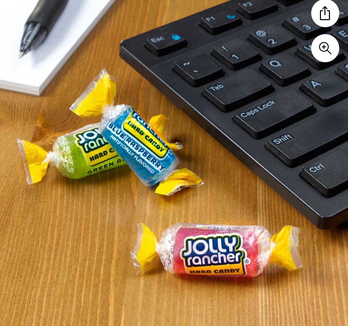 Jolly Rancher Assorted Fruit Flavored Hard Candy Bulk Bag, 5 Lb