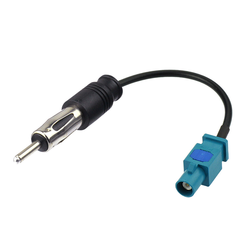 Fakra Z to Din Male Cable RG174 15cm for AM FM DAB Antenna Pioneer Clarion