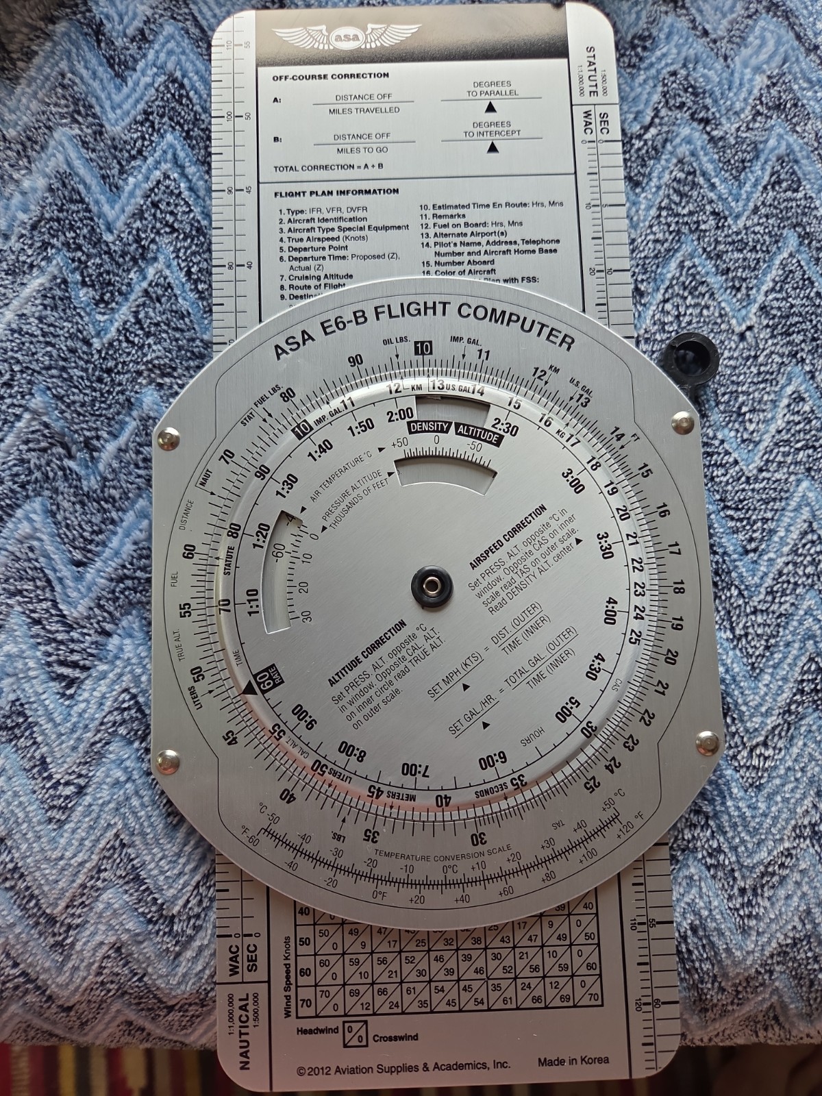 ASA E6B Metal Flight Computer | ASA-E6B