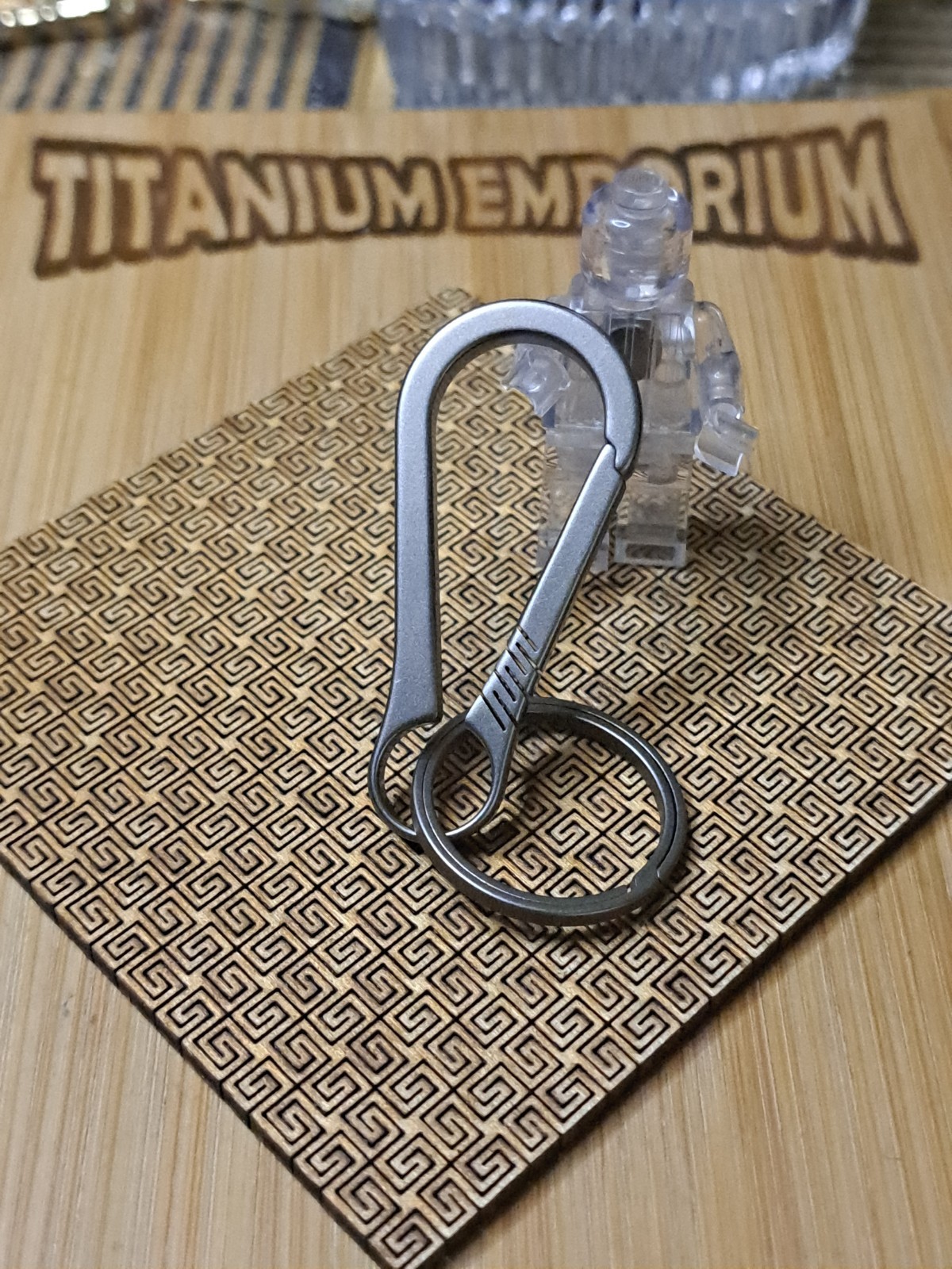 EDC Titanium Carabiner Keychain