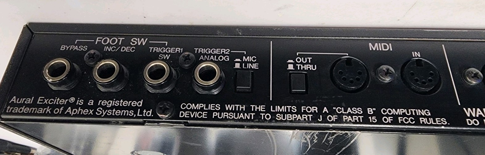 YAMAHA PROFESSIONAL MULTI EFFECT PROCESSOR SPX1000 Simple operation confirmed