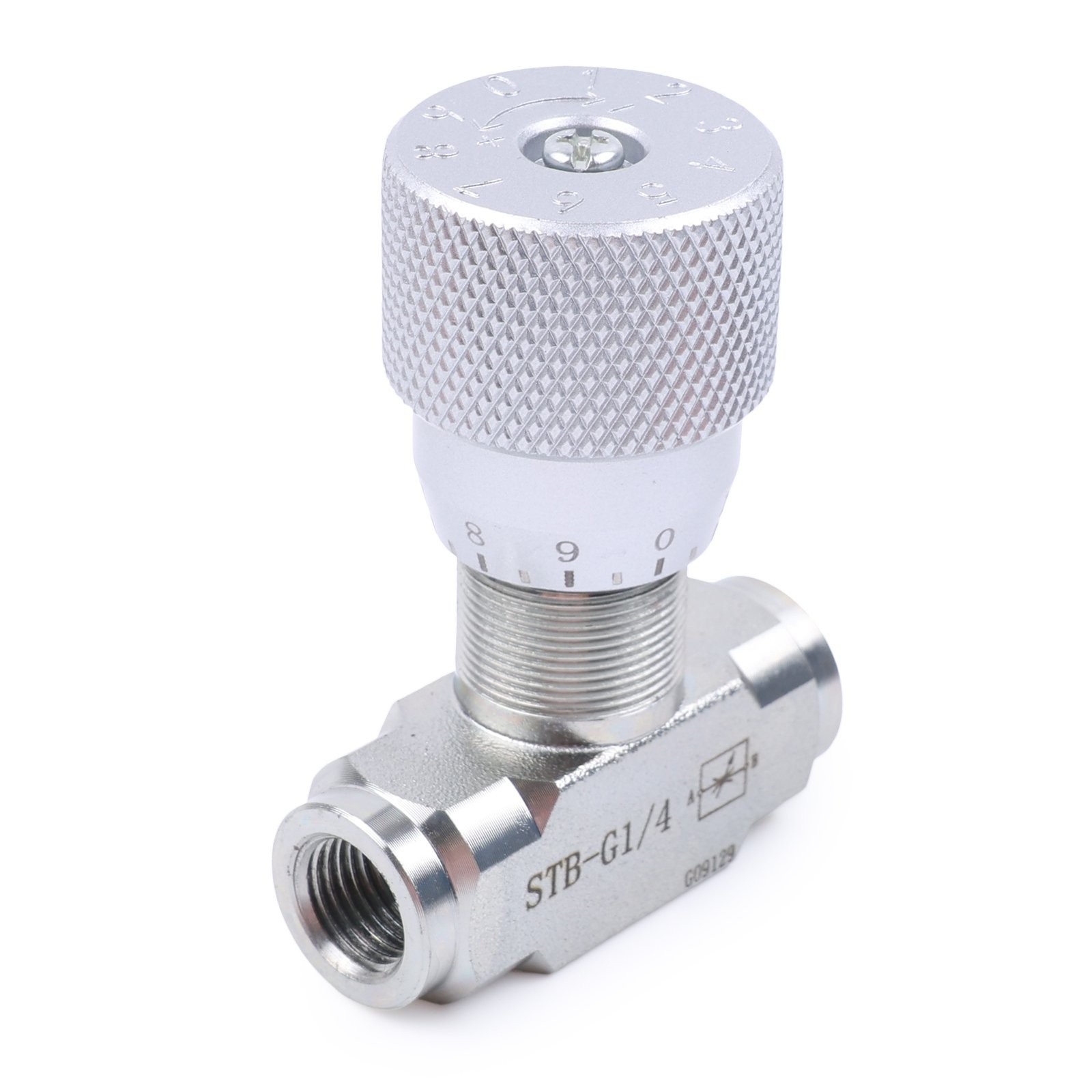 M14 BI-DIRECTIONAL HYDRAULIC ADJUSTABLE FLOW CONTROL VALVE TWO-WAY JOINT 1/4 IN