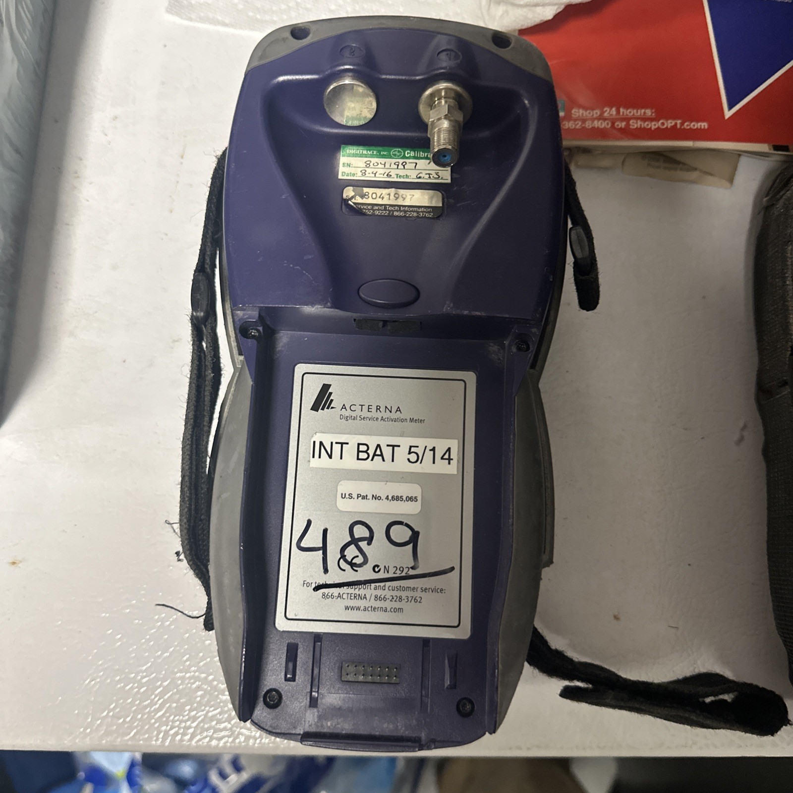 JDSU DSAM-2500 Network Tester. Wavetek Field Meter. Powers On. As Is.