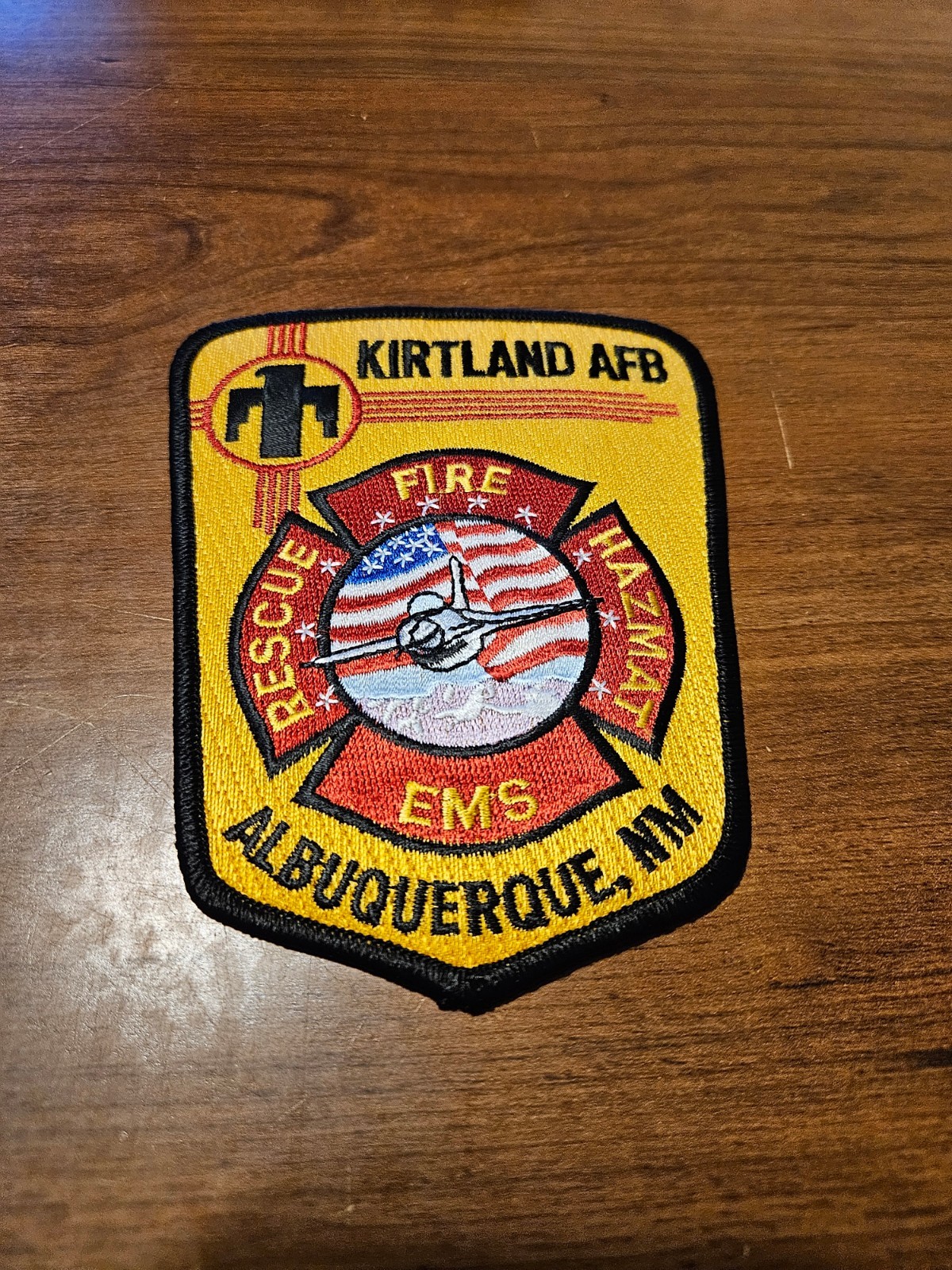 Kirtland Air Force Base Albuquerque New Mexico Fire Dept. Patch (Jet)
