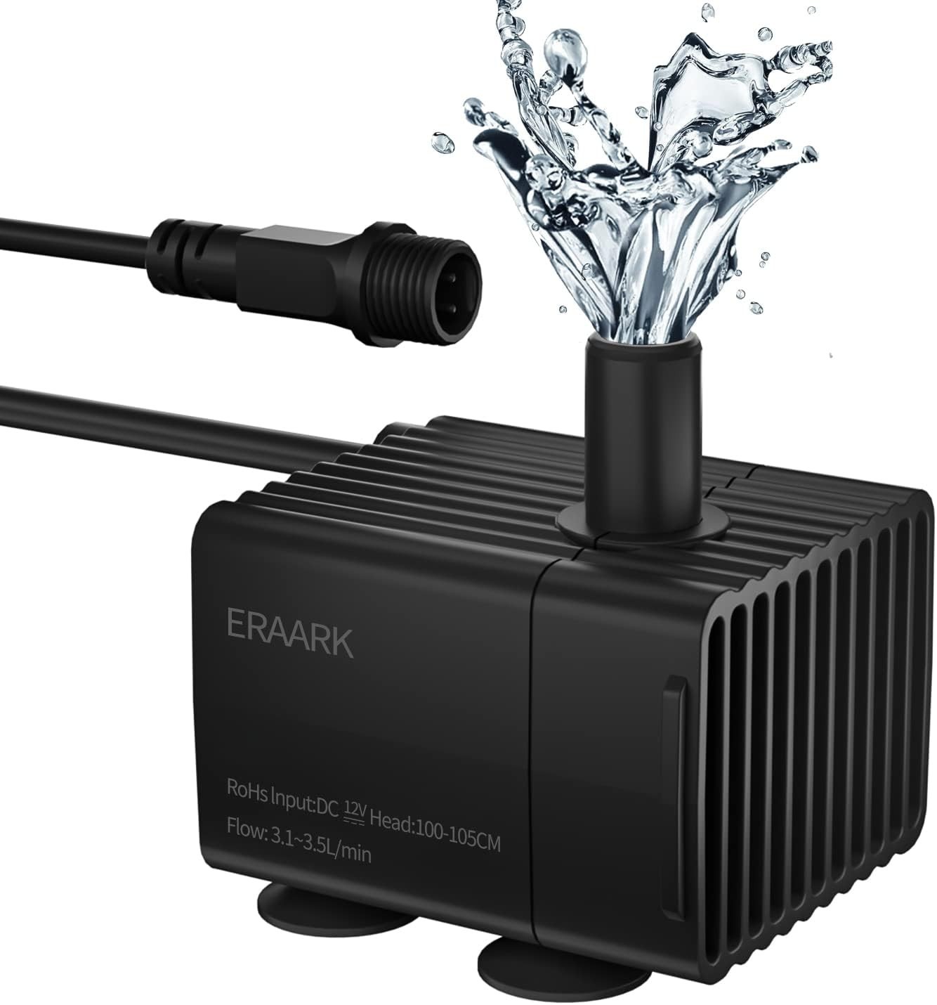 ERAARK Replaced Ultra Quiet 50GPH Water Pump 190 L/H 1W for ERAARK Smart Tank