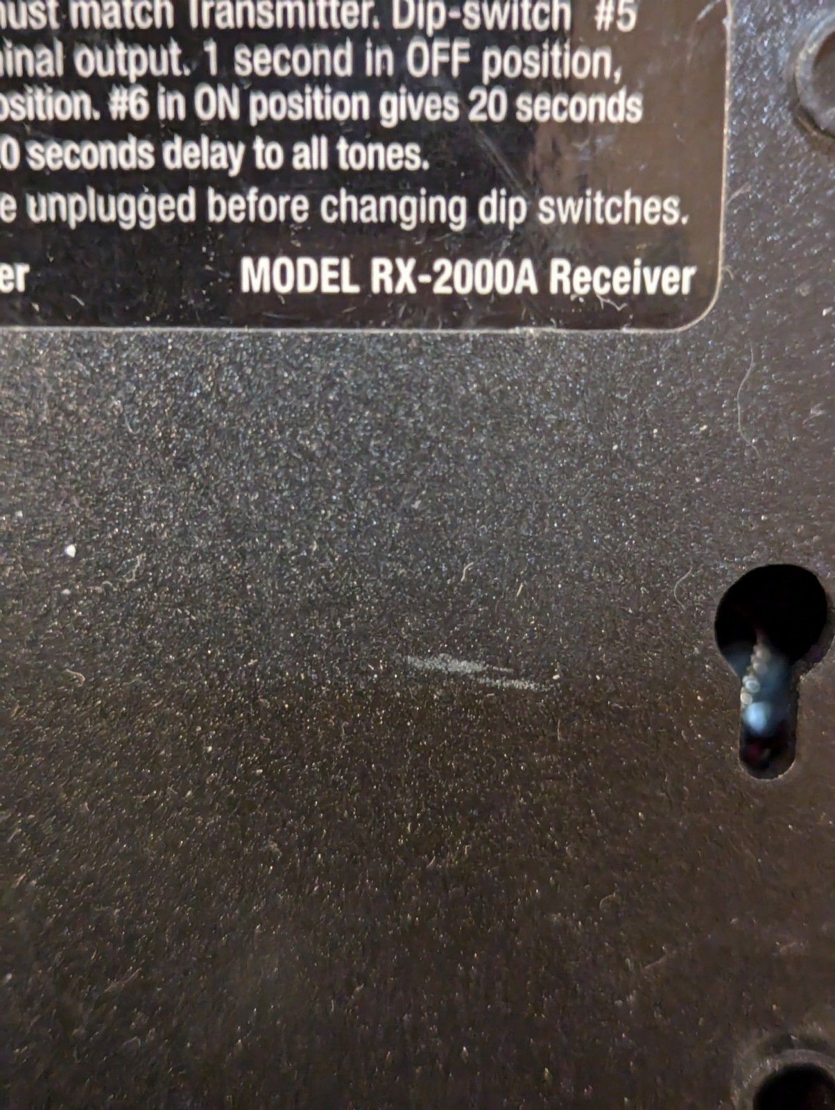 Rodann Electronics RX2000A Outdoor Wireless Driveway Alarm Receiver