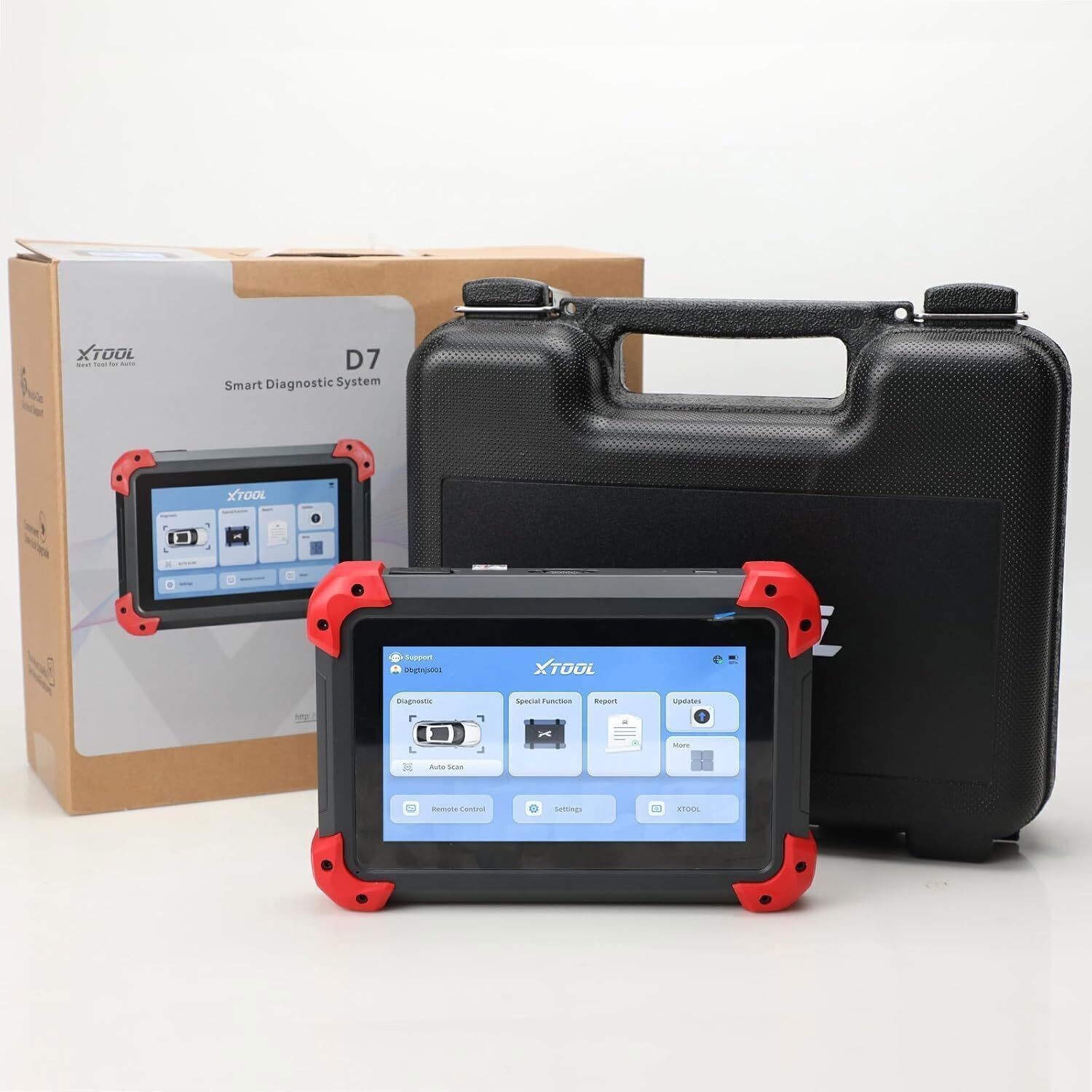 USED XTOOL D7 V2.0 Bidirectional Full System OBD2 Car Diagnostic Scanner Tool