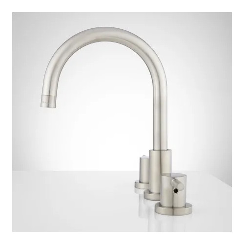 Signature H. Rotunda 8" Wide spread bath faucet- Brushed nickel (BN-12)