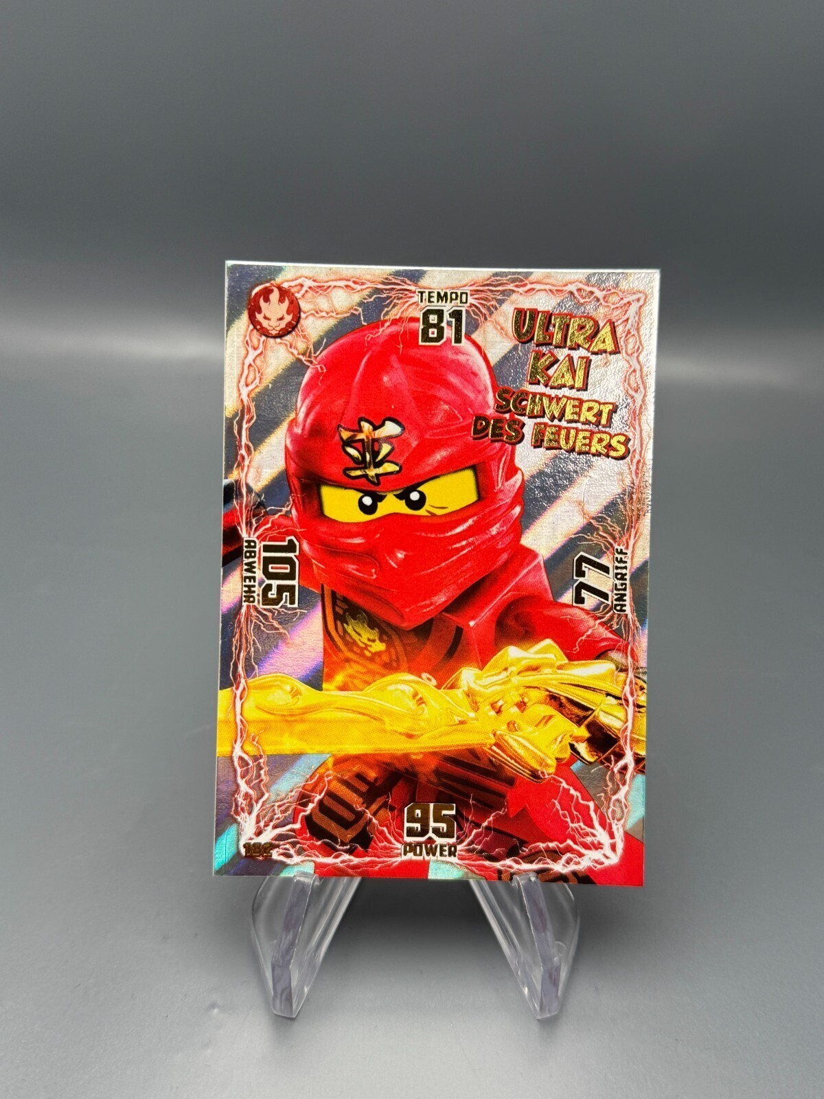 LEGO - Ninjago - Trading Cards - 182 - Ultra Kai - Sword of Fire - 238