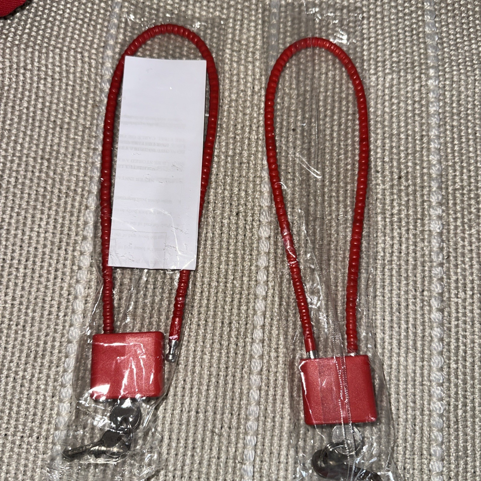 Glock Gun Cable Locks with Keys Lot of 2 DAC TECH NEW