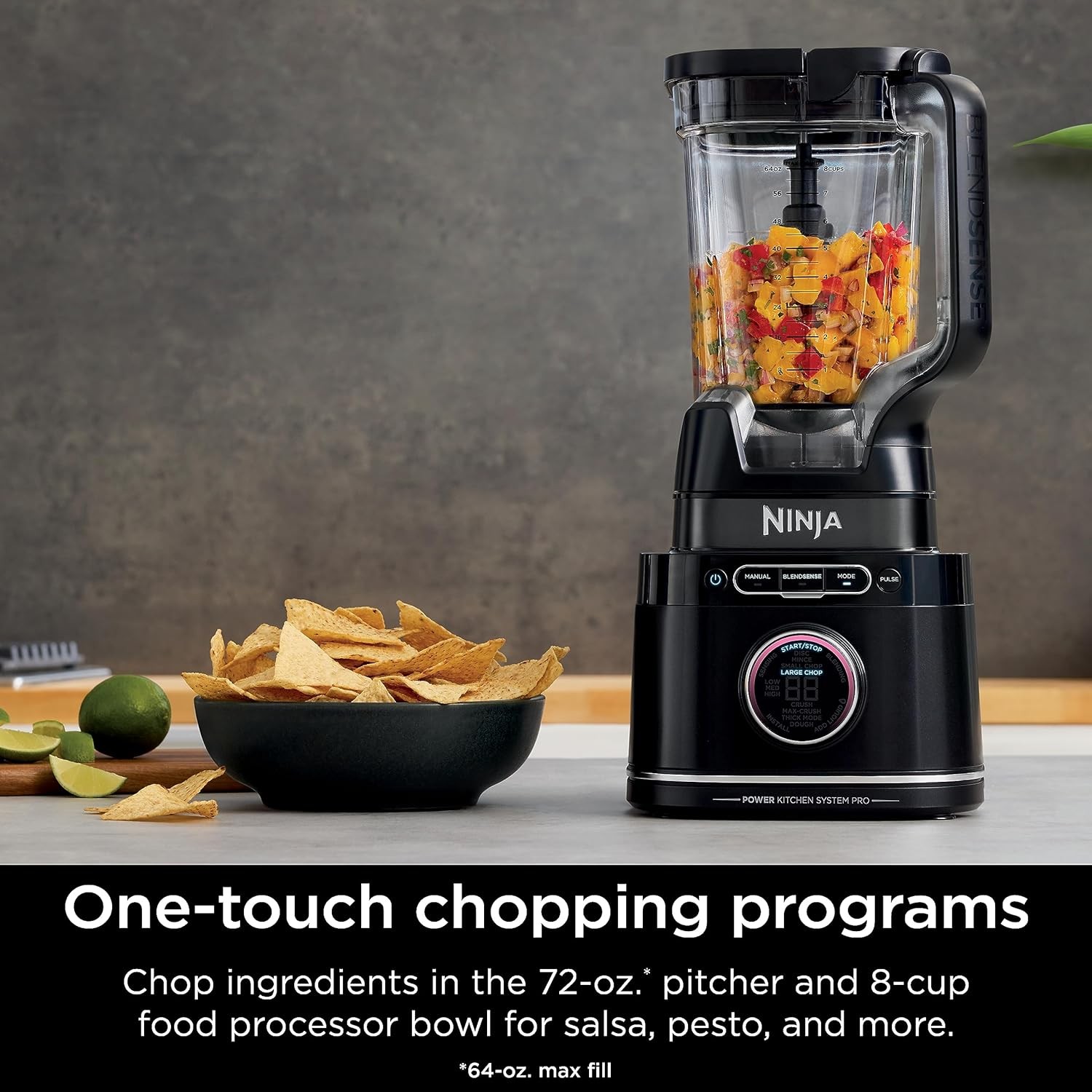 Ninja R-TB401 Detect Kitchen System Power Blender, Black - Certified Refurbished
