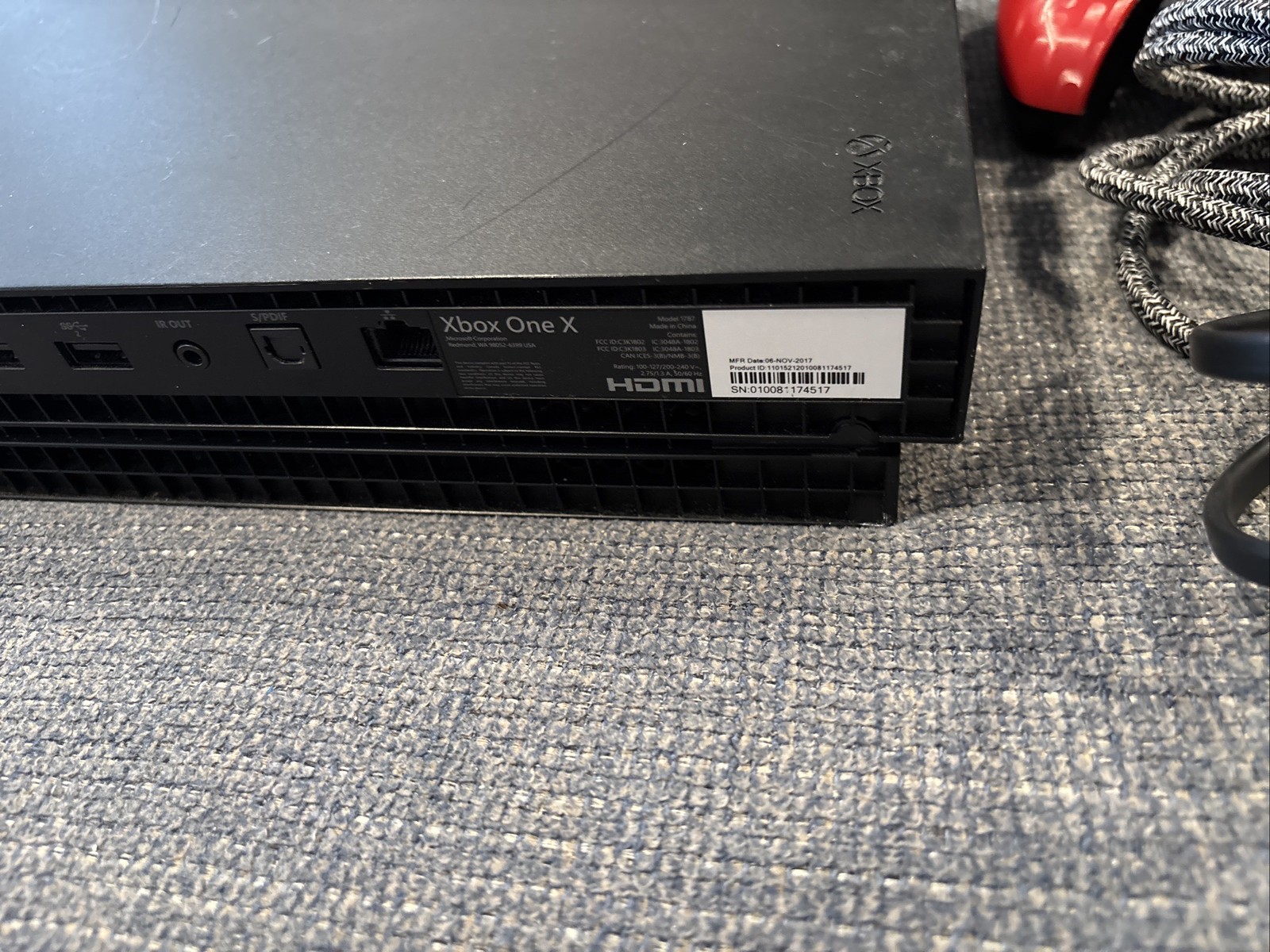 Microsoft Xbox One X 1TB Home Console - Black 100