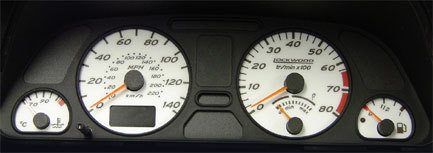 Lockwood Peugeot 306 Petrol with Oil & Digital Mileage YELLOW (ST) Dial Kit 44A