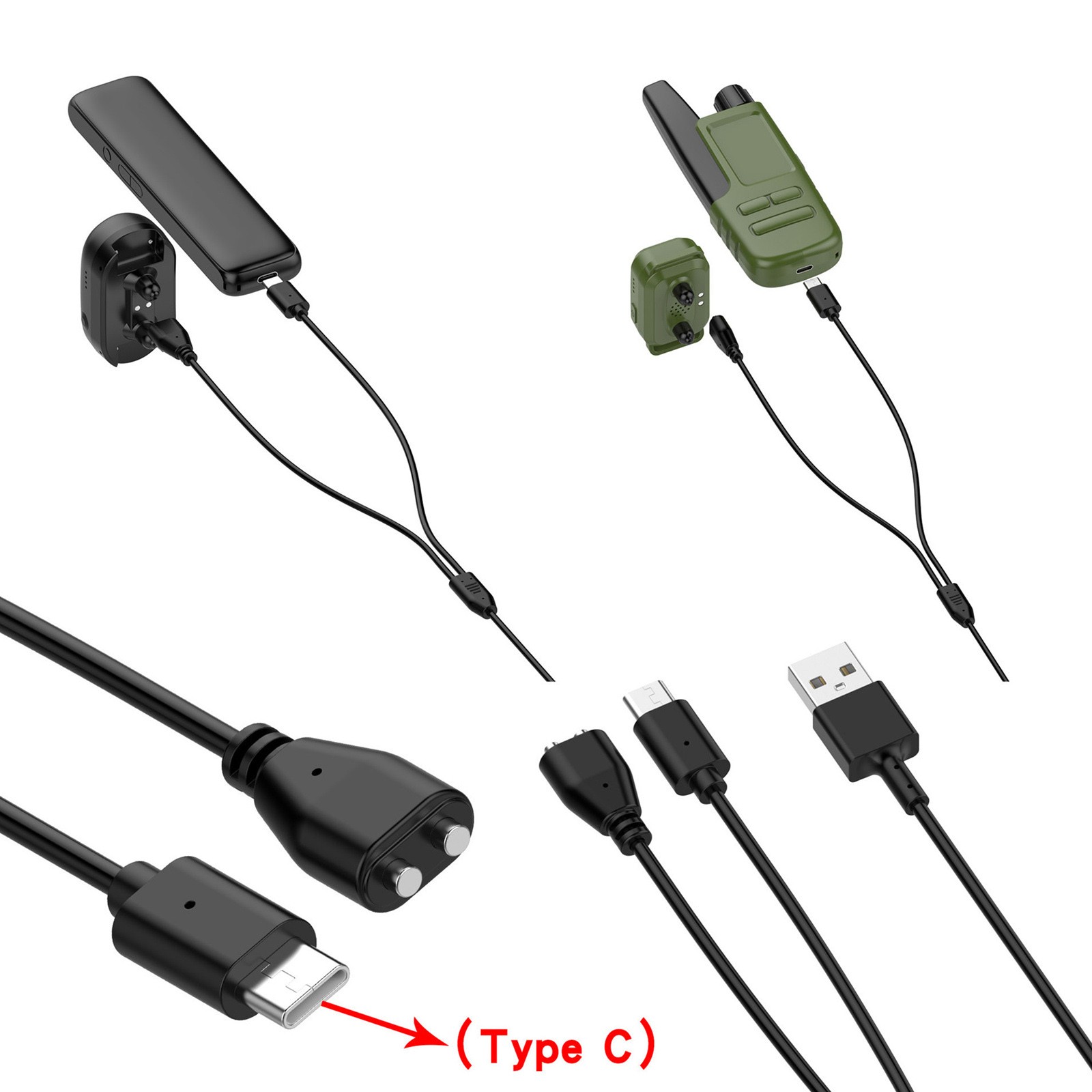 2-in-1 USB-C Magnetic Charging Fast Cable for Yawpet Training Collar Device