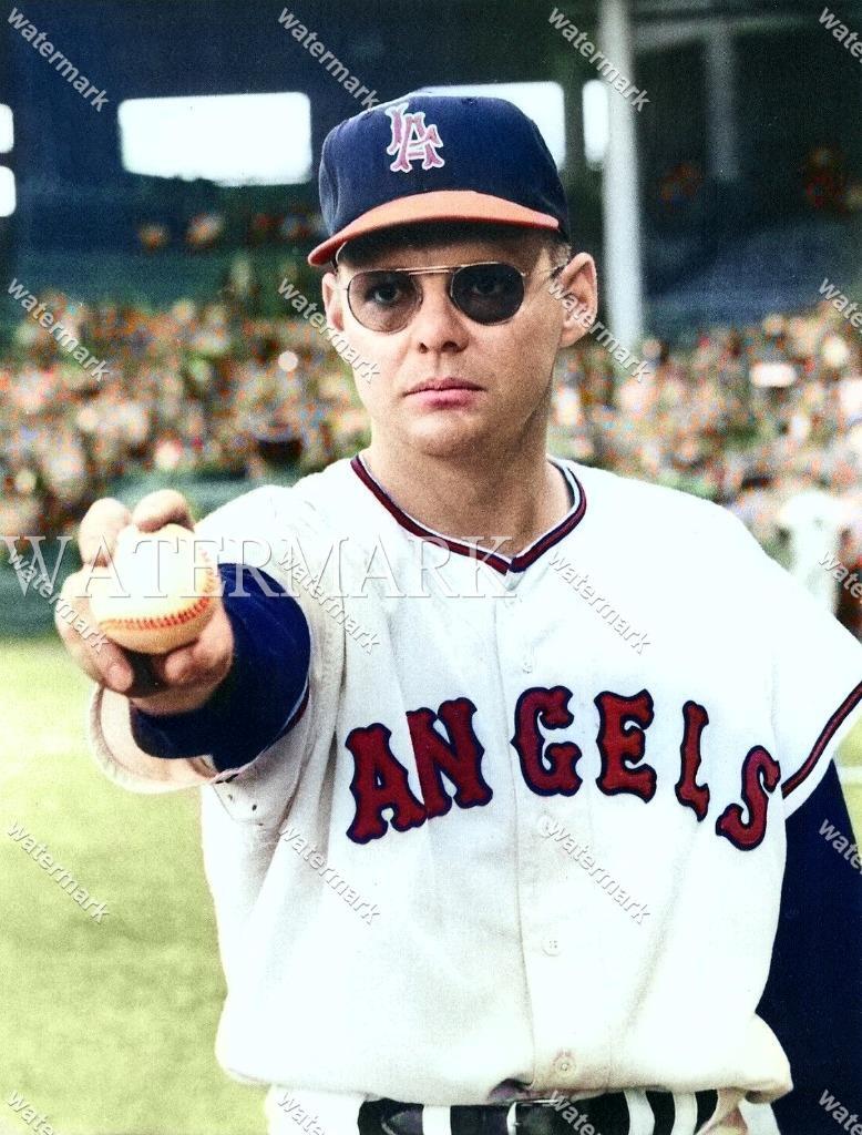 GP217 Ryne Duren Los Angeles Angels copy  8x10 11x14 16x20 Colorized Photo