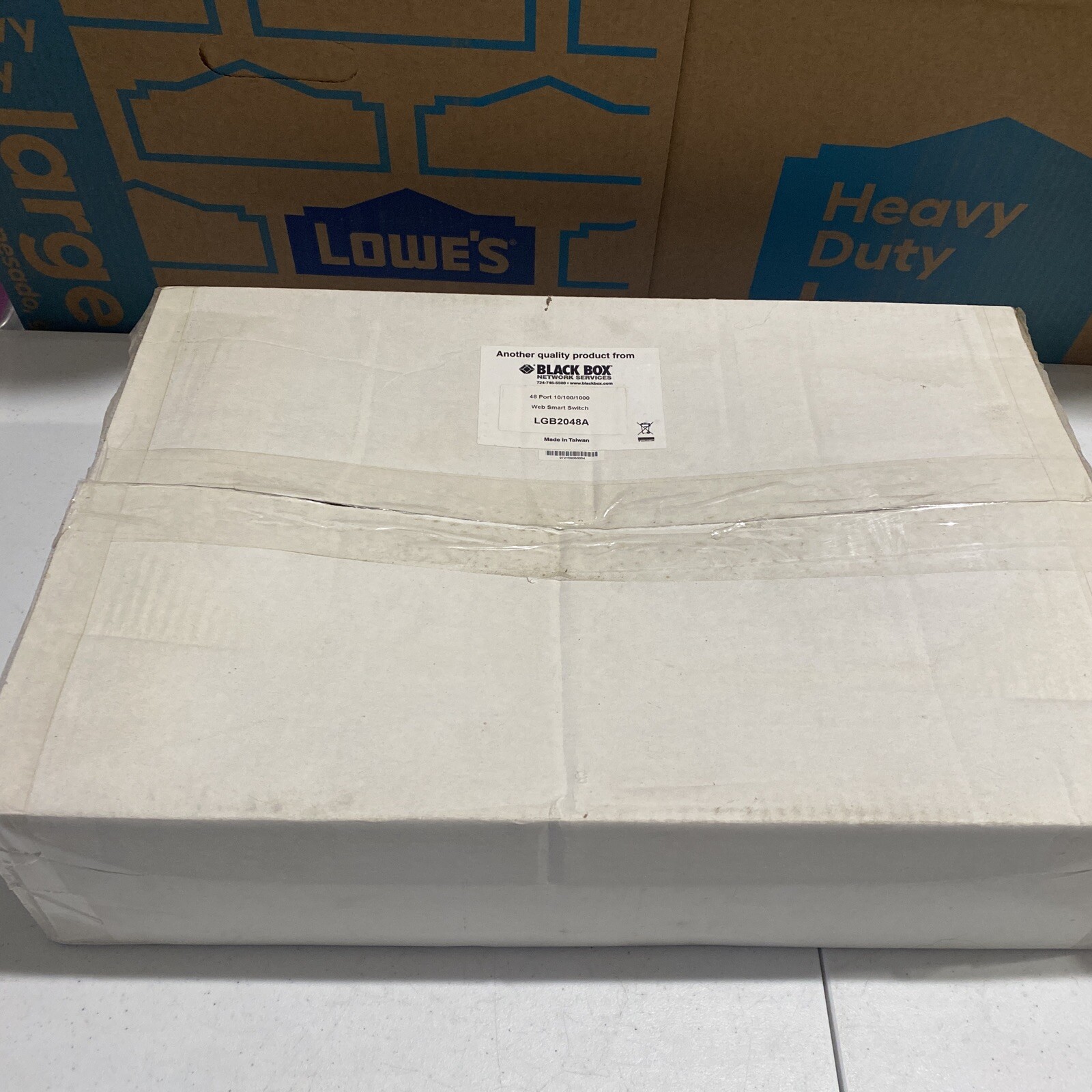 LGB2048A BLACK BOX COMPUTER ACCESSORIES NETWORK 48 Port No Power Supply Or CD
