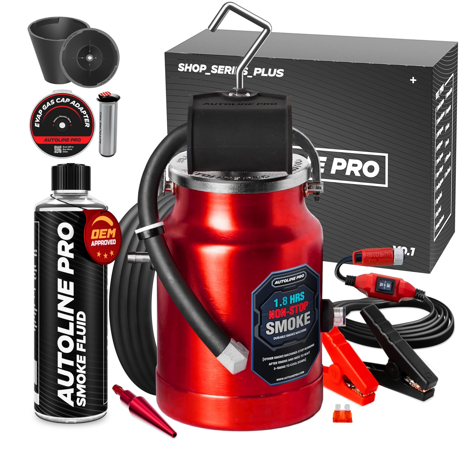 AutoLine Pro EVAP High Volume Smoke Machine Leak Tester with Built-in Air...