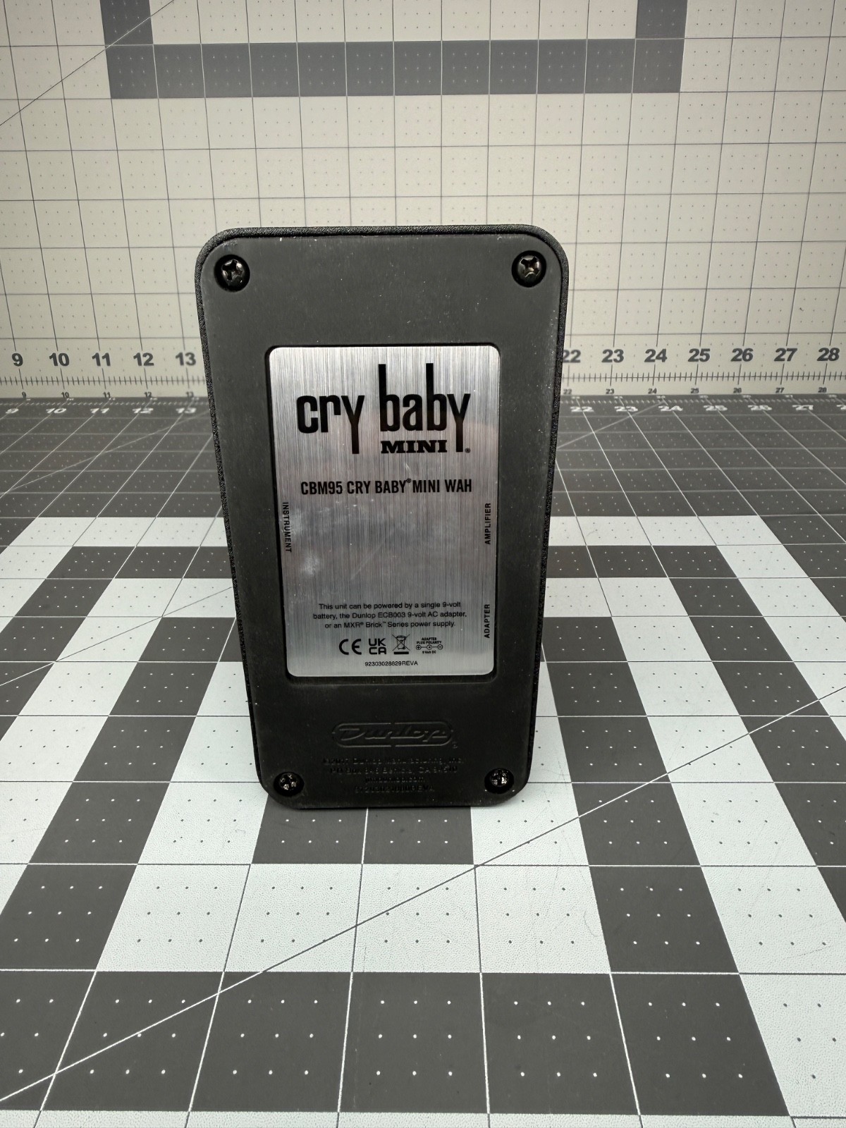 Dunlop CBM95 Cry Baby Mini Wah Pedal Used Excellent Condition