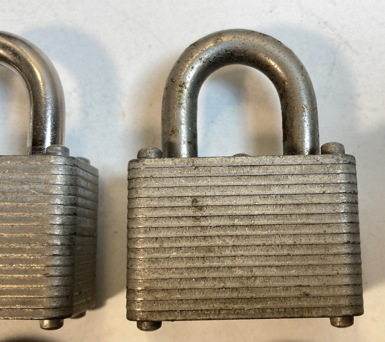 Master Lock No. 22 Padlocks Lot - Keyed Same - 4 Locks - 2 Keys - Milwaukee