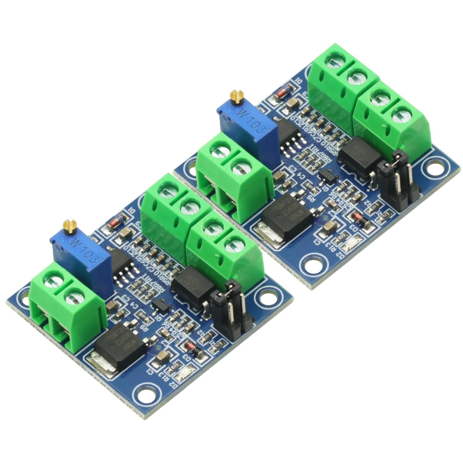 Professional 2PCS PWM to Voltage Modules - 0-10V Output for Electronics Projects