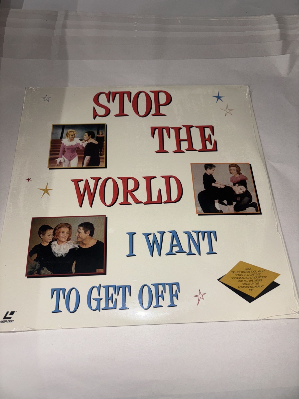 New! 'STOP THE WORLD' on Digital 12-Inch Laser Disc, Sealed and Mint