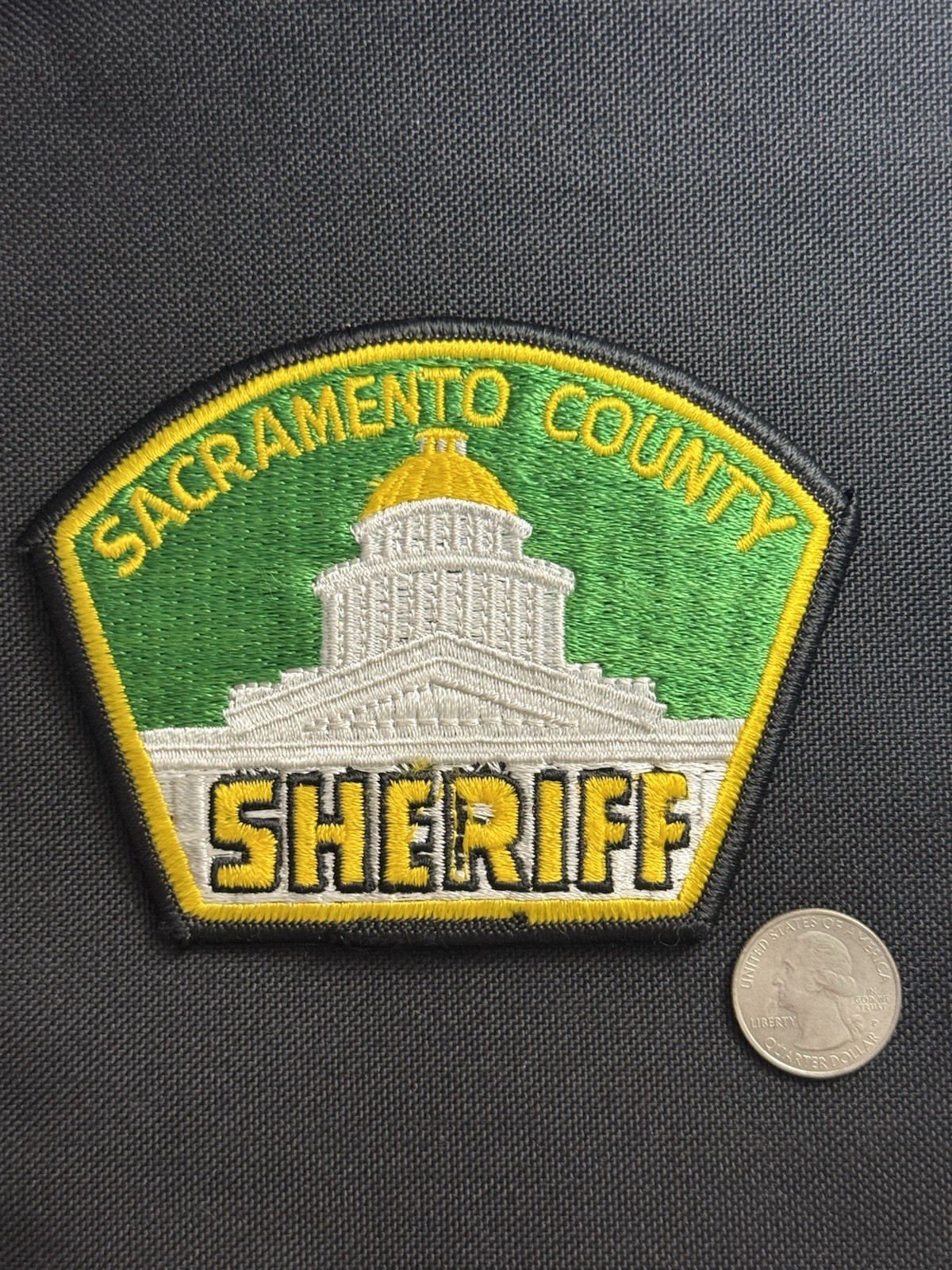 Sacramento County California Sheriff Uniform Patch - Used