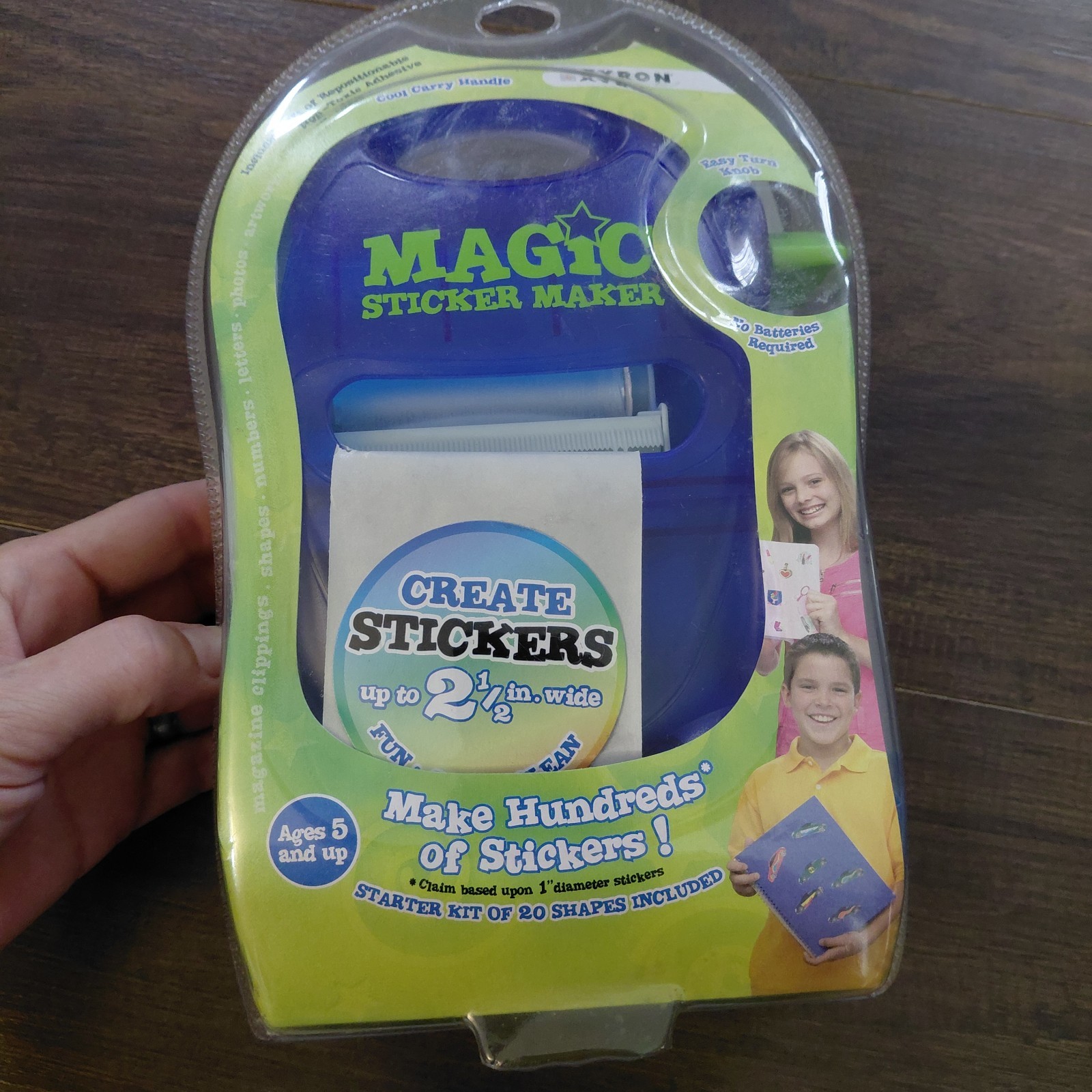 New / Unopened Xyron Magic Sticker Maker Create a Sticker 2 5" Kids Learning
