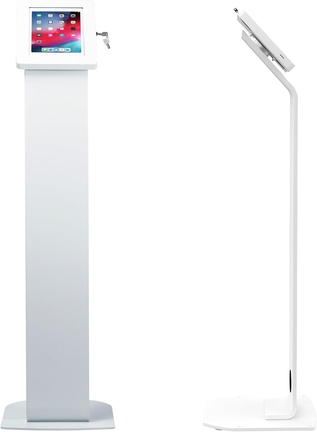 CTA Locking Floor Stand Kiosk iPad Pro 13 M4 12.9 iPad Air 13 M2 M3 Steel Case