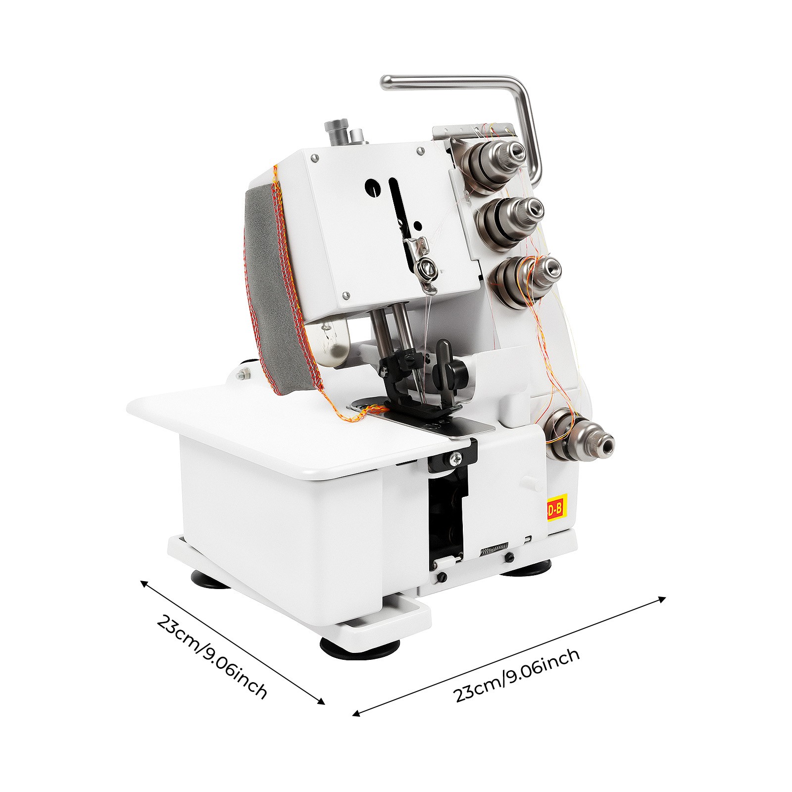 Professional 4 Thread Serger Overlock Sewing Machine 4-Line w/ Foot Controller
